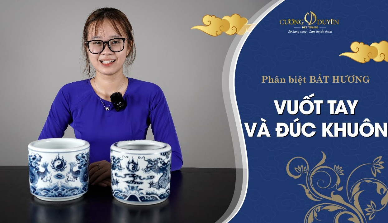 Phân biệt Bát hương vuốt tay và Bát hương đúc khuôn